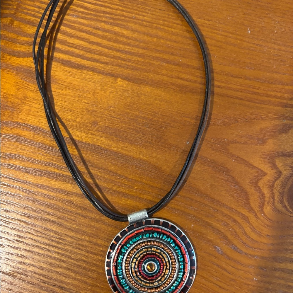 Multicolor Pendant Necklace
